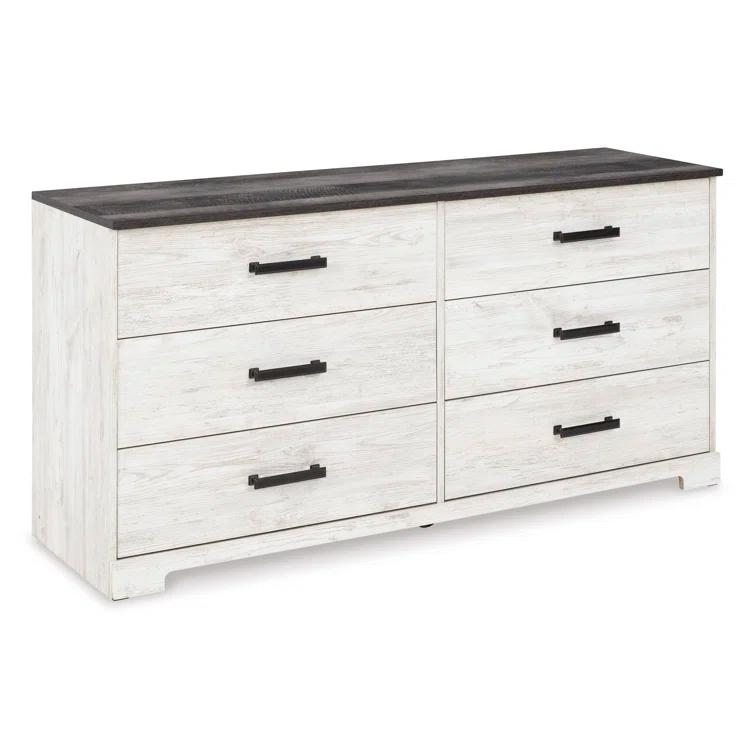 Loon Peak® Keicha Two Toned 6 Drawer Dresser