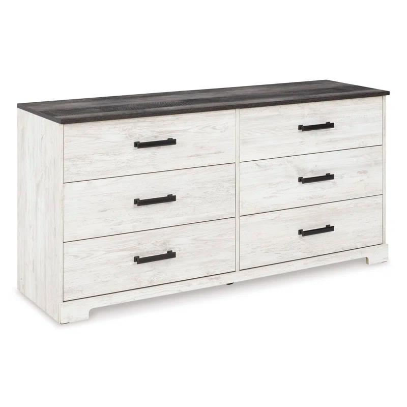 Loon Peak® Keicha Two Toned 6 Drawer Dresser