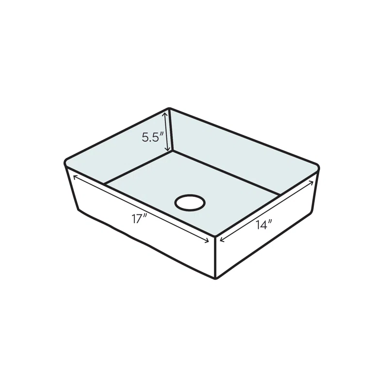 Hawking 17" Dual Flex Bathroom Sink in Copper