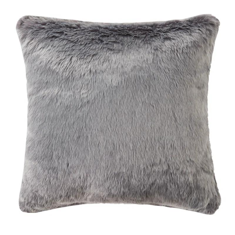 Tahari Clooney 20" x 20" Faux Fur Decorative Pillow | Wayfair