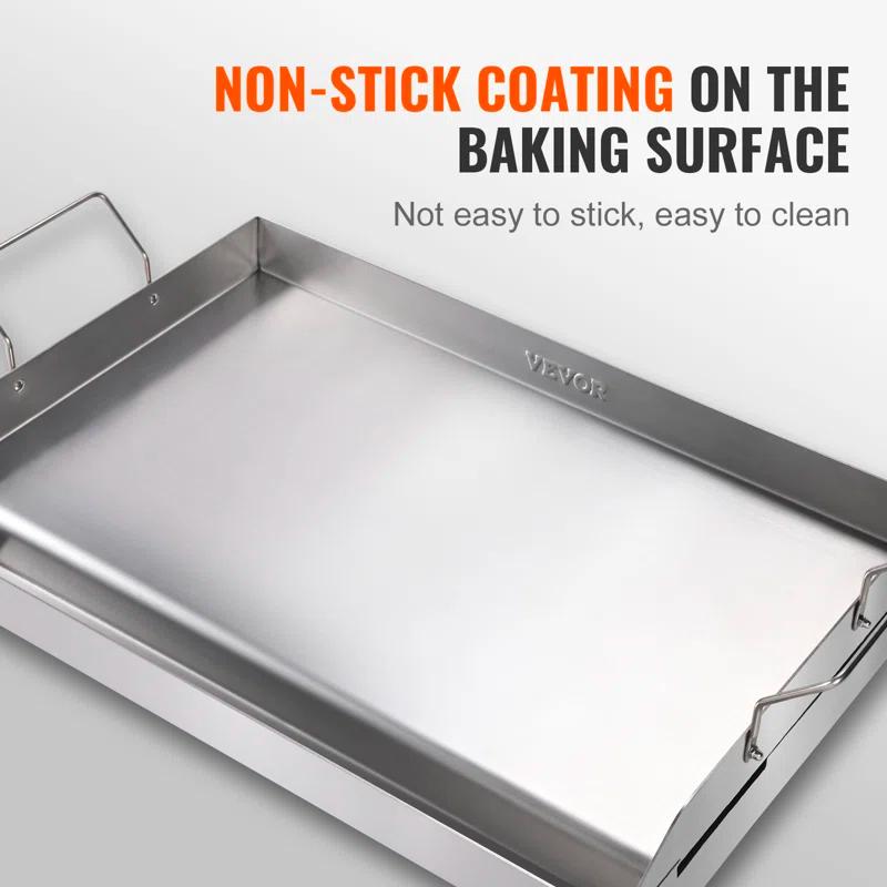 VEVOR 16'' Non-Stick Stainless Steel Griddle