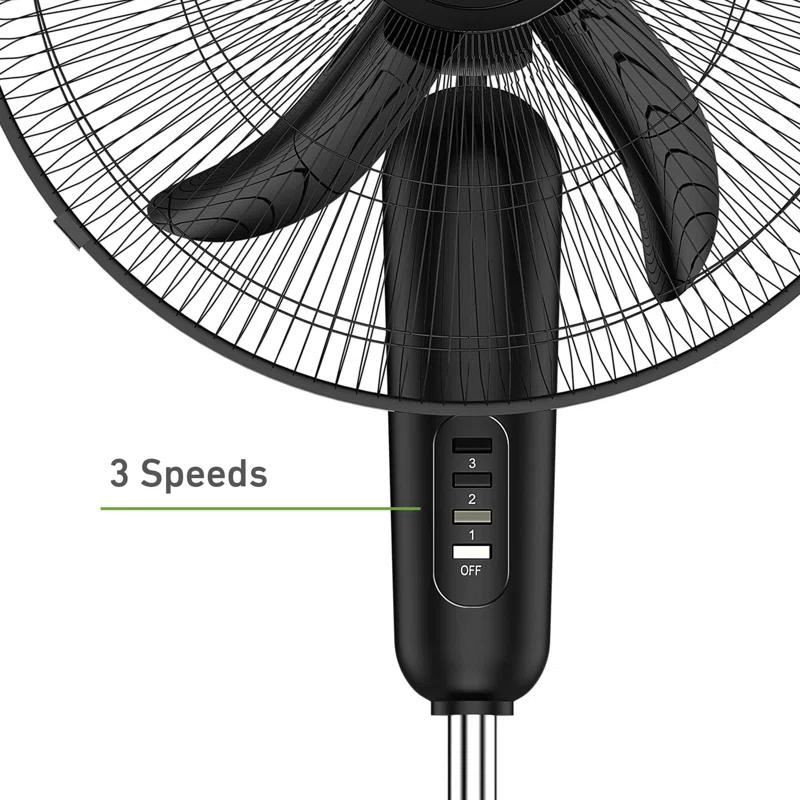Holmes 18" Oscillating Manual Stand Fan, 3 Speeds