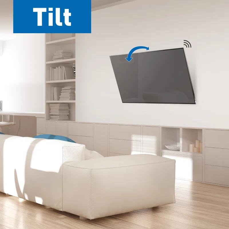 Barkan Black Tilt Wall Mount for Greater Than 50" Screens, Holds up to 110 Lb. lbs | Wayfair