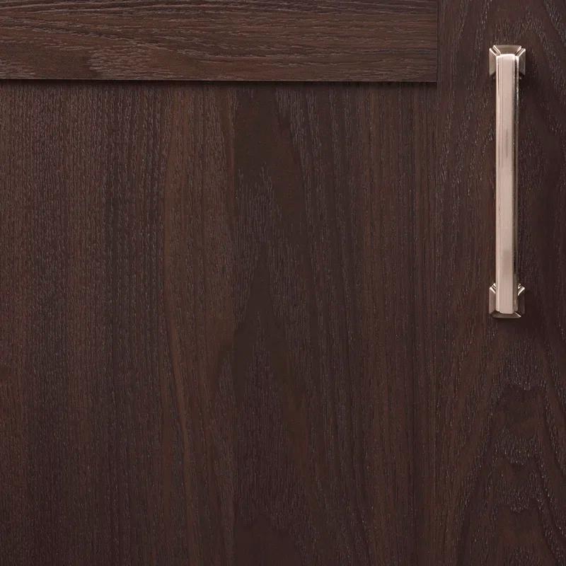 Hickory Hardware Bridges Collection Handle Pull - 5-1/16" Center to Center Cabinet Pull Satin Nickel - Transitional, Deco Hardware for Drawers & Cabinets