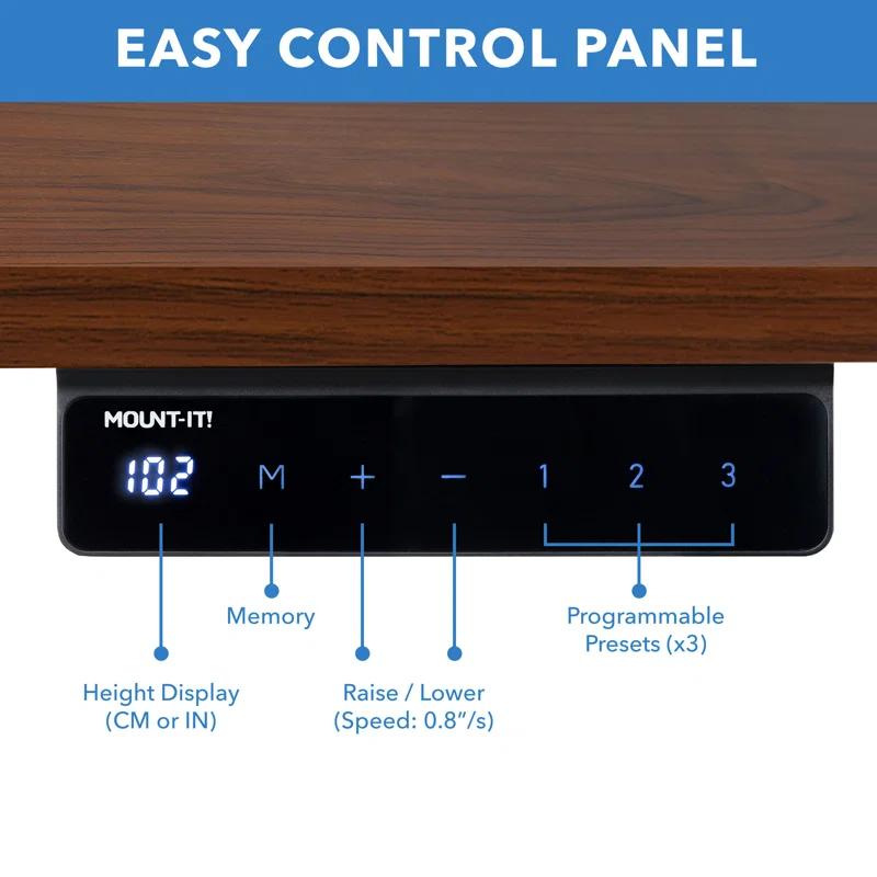 Mount-it Mount-It Ultimate Dual Motor Electric Standing Desk with 48" Tabletop