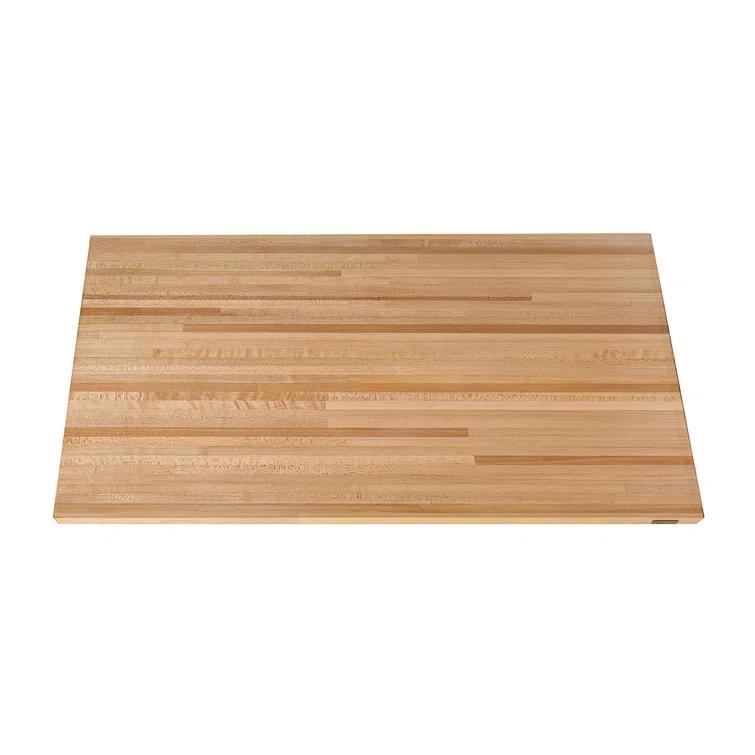 CONSDAN 25'' W Solid Wood Rectangular Square Edge Table Top