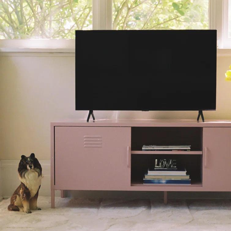 Novogratz Cache Metal Locker-Style TV Stand for TVs up to 65"