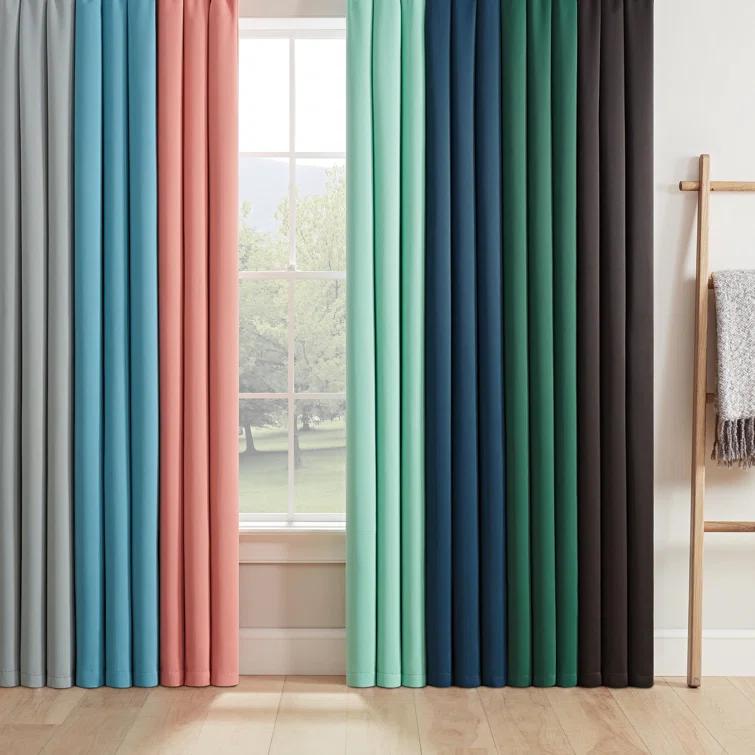 Eclipse Phoenix Polyester Blackout Curtain Single Panel