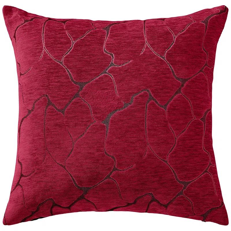 Violet Linen Milano Embroidered Throw Pillow
