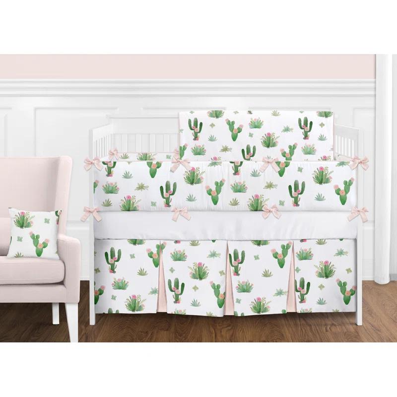 Sweet Jojo Designs Cactus Floral Changing Pad Cover