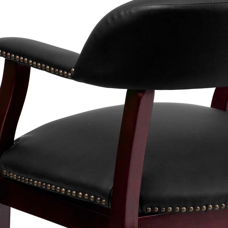 Flash Furniture Paulson Conference Chair with Accent Nail Trim and Casters