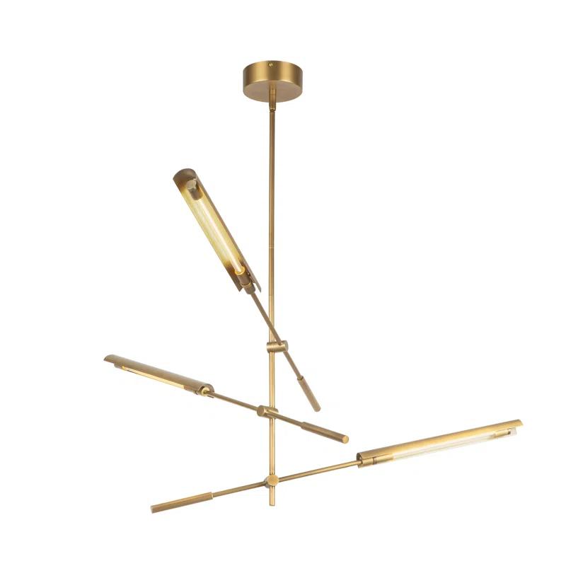 Alora Lighting Astrid 4 - Light Dimmable LED Sputnik Chandelier