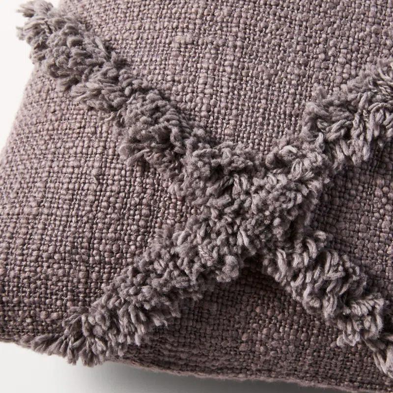 George Oliver Britney Ruffled Cotton Throw Pillow