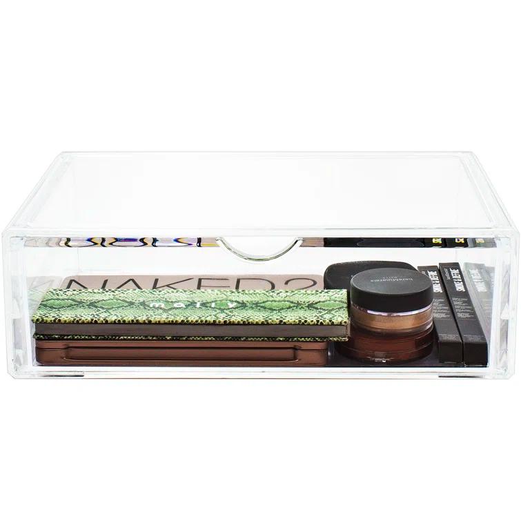 Sorbus Sorbus Single Cosmetic Acrylic Drawers for Organizing, Stackable, Large in Clear