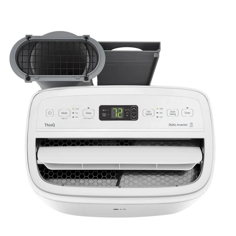 LG 10,000 Btu (Doe/Sacc/Cec) / 14,000 Btu (Ashrae) Dual Inverter Smart Wi-Fi Portable Air Conditioner