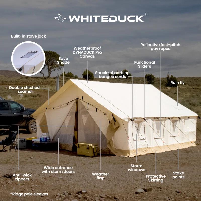 White Duck Outdoors Alpha Water Repellent 12 Person Tent