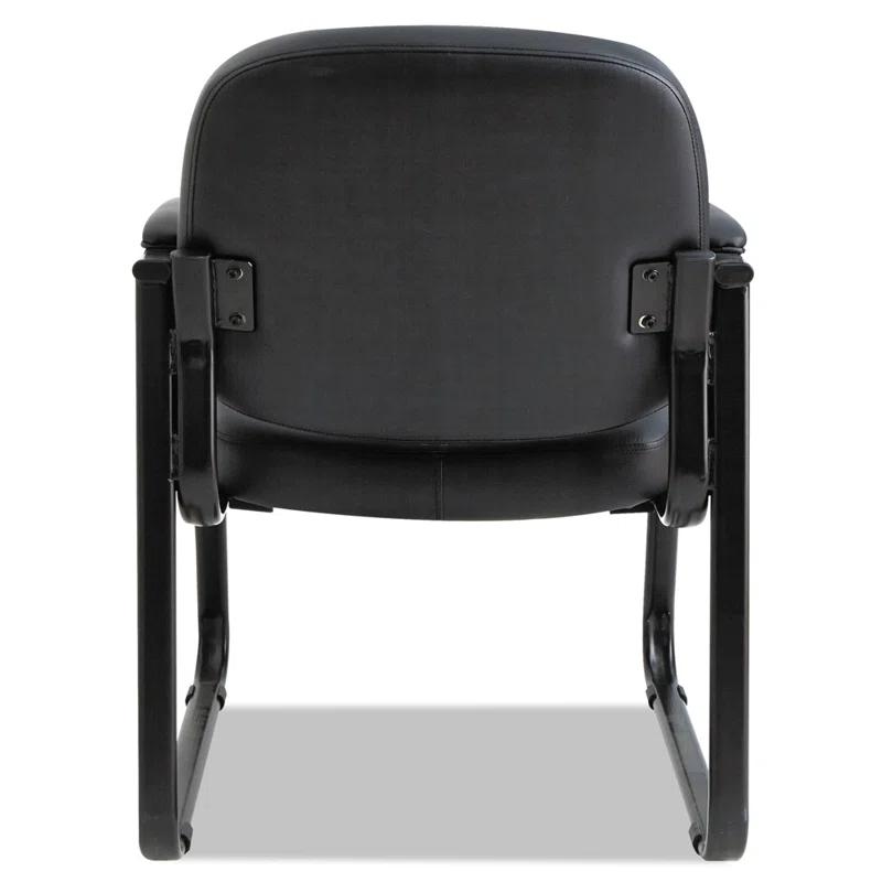 Alera® Reception Faux Leather Seat Waiting Room Chair with Metal Frame