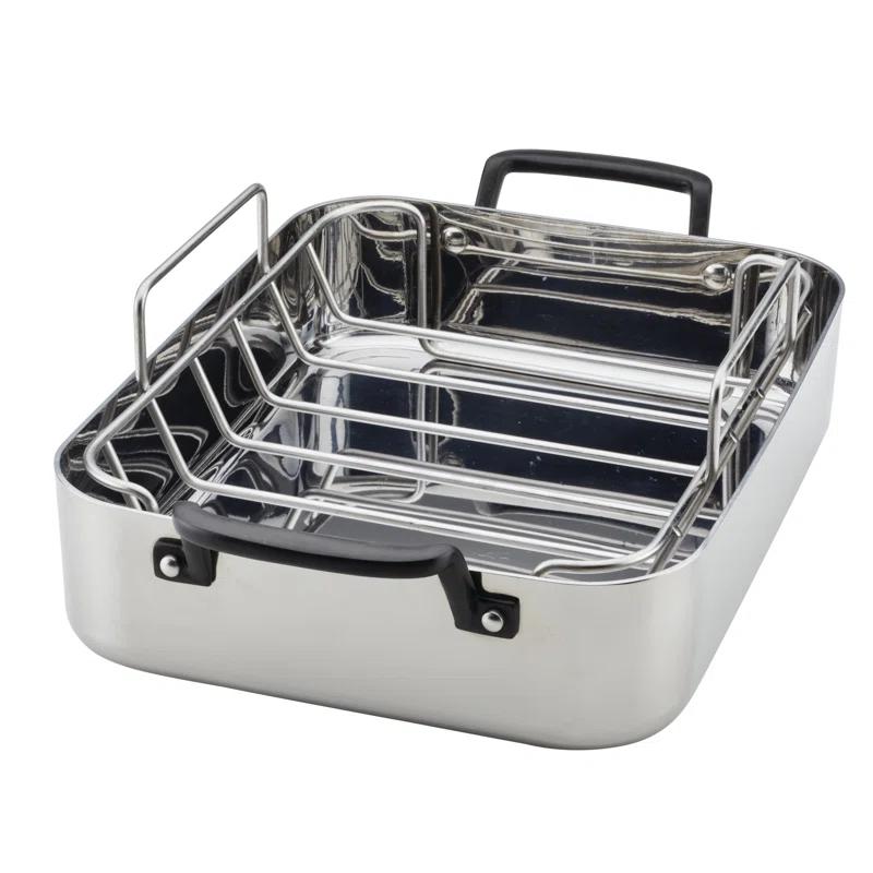 KitchenAid Stainless Steel Roasting Pan with Rack