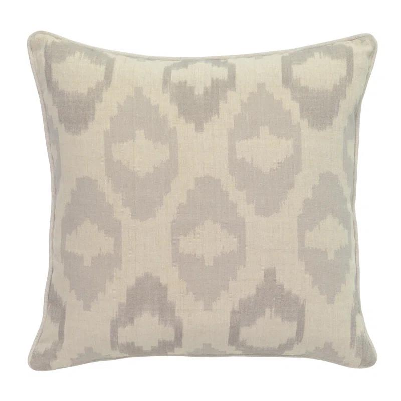 Villa by Classic Home Fay Embroidered Reversible Throw Pillow