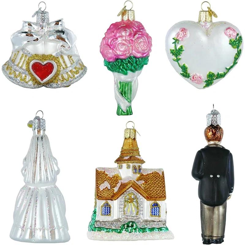 Old World Christmas Glass Plants & Flowers Hanging Figurine Ornament