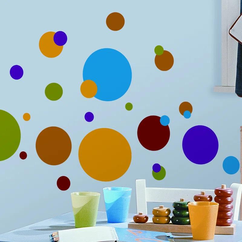 Zoomie Kids Sanchez Shapes Non-Wall Damaging Wall Decal