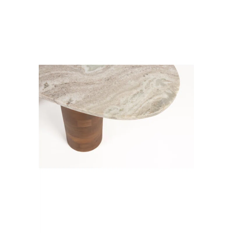 Luxury Furnitures Kouk Marble Top Single Coffee Table