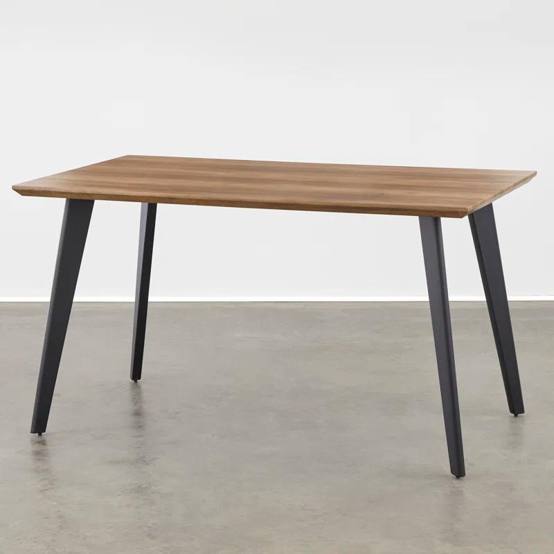 Metal Base Dining Table