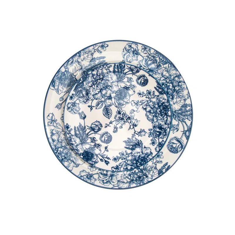 Godinger Silver Art Co Victoria Godinger 12 Piece Dinnerware Set, Service for 4