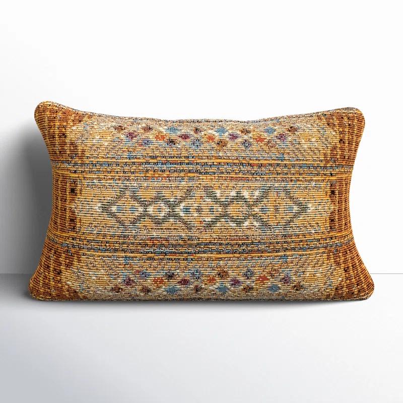 Geometric Indoor/Outdoor Throw Pillow