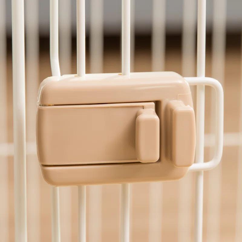 4 Panel Metal Exercise Pen With Door