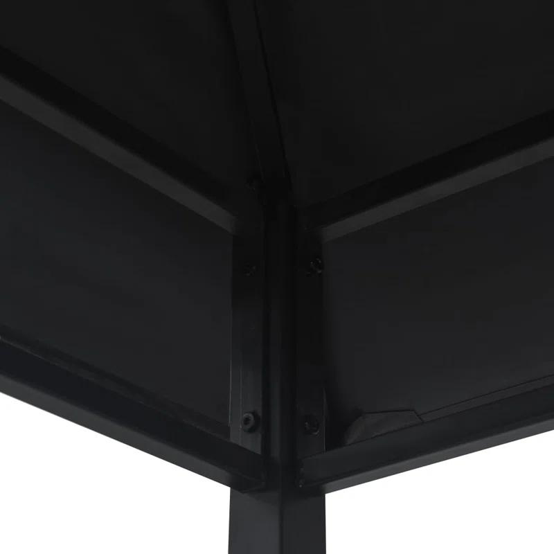 vidaXL 7.9 Ft. W x 4.9 Ft. D Anthracite Steel Party Tent Gazebo