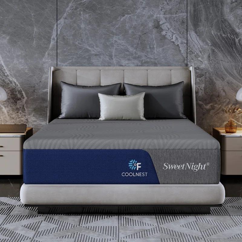 Sweet Medium Coolnest Gel Memory Foam Mattress With CertiPUR-US and ACA Certified