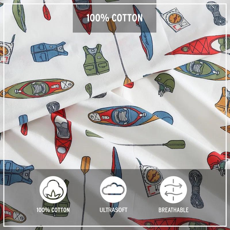 Eddie Bauer Eddie Bauer Printed Cotton Percale Sheet Sets