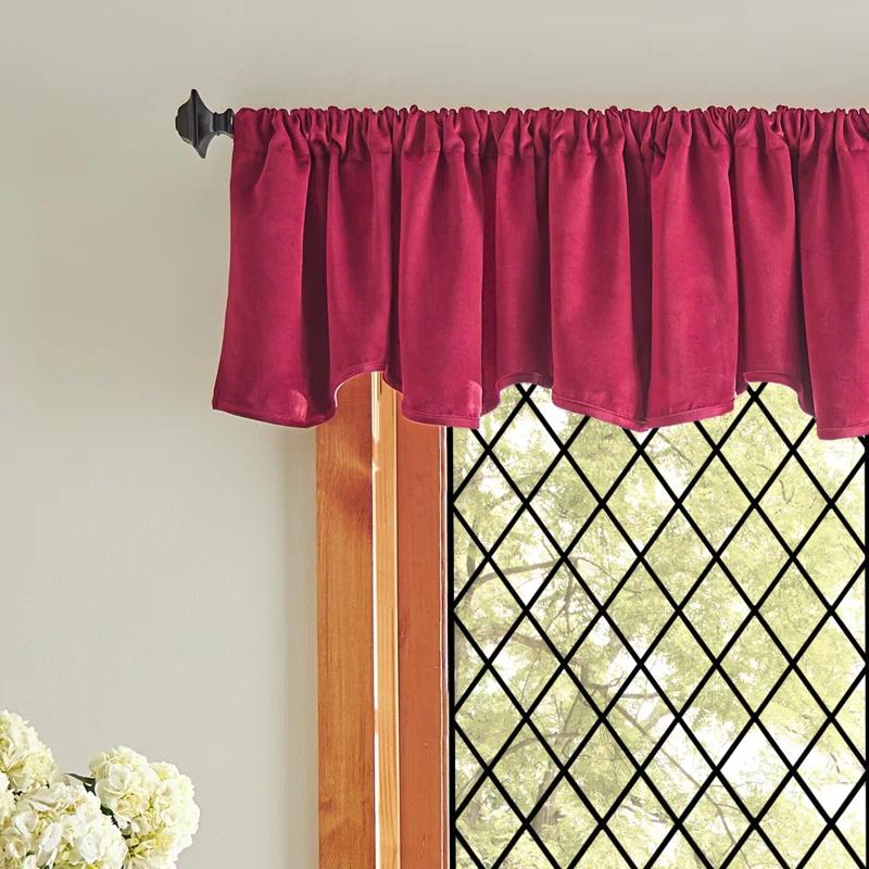 Lucca Velvet Solid Max Blackout Rod Pocket Curtain Panel