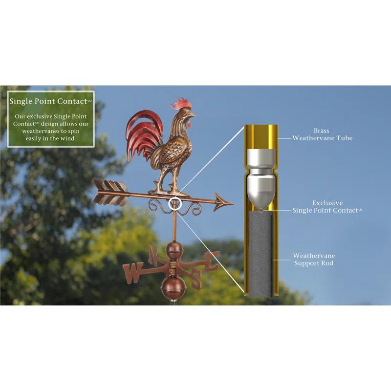Good Directions 36'' H Metal Animals Weathervane