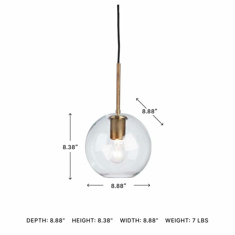 Latitude Run® Deth 1 - Light Single Pendant