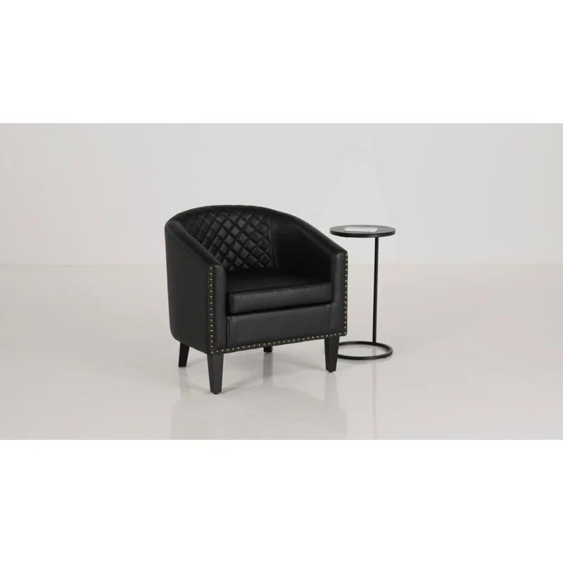 Boney 29 " Wide Tufted Barrel Chair