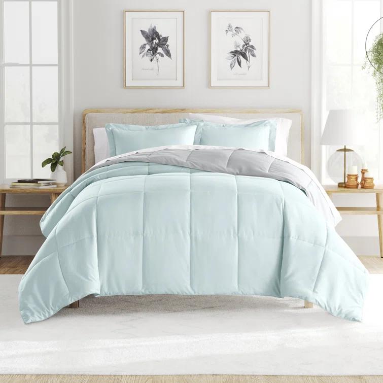 Becky Cameron Reversible Down-Alternative Comforter Bedding Set