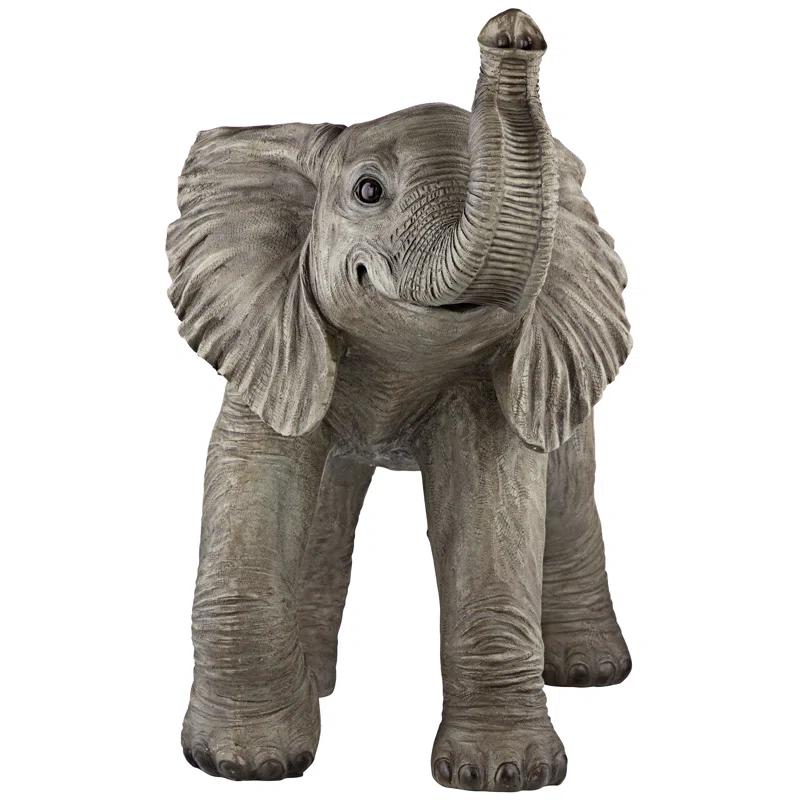 Dakota Fields Kalamazoo Elephant Weather Resistant Resin Garden Statue
