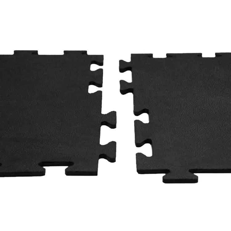 Rubber-Cal, Inc. Armor-Lock 3/8'' Rubber Tiles (Set of 12)