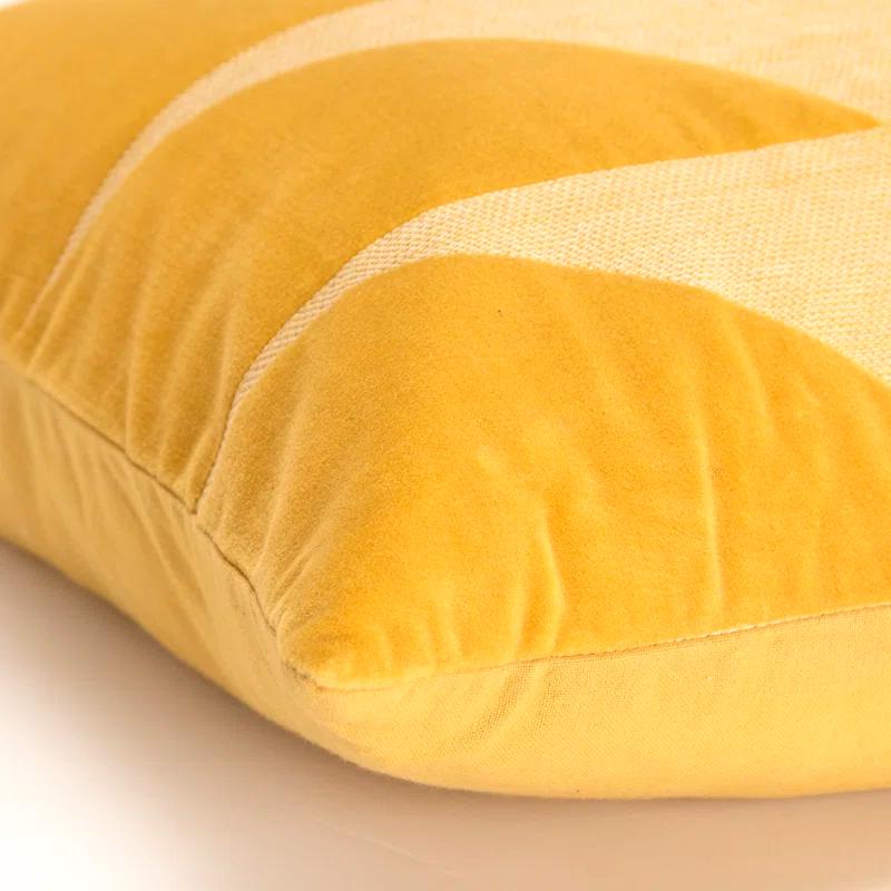 Joshelin Embroidered Cotton Throw Pillow