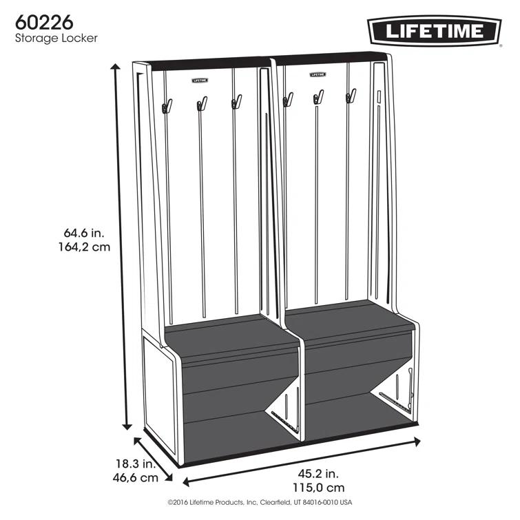 Lifetime Home and Garage Storage Locker