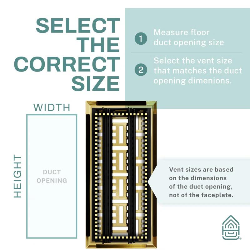 Home Intuition Basketweave Floor Vent Cover Register With Mesh Net