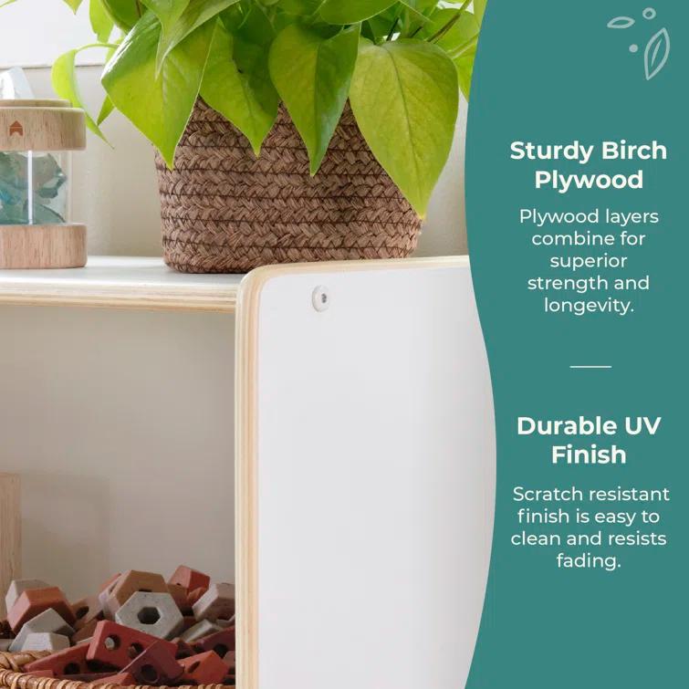 Guidecraft EdQ Essentials 3-Shelf Open Storage