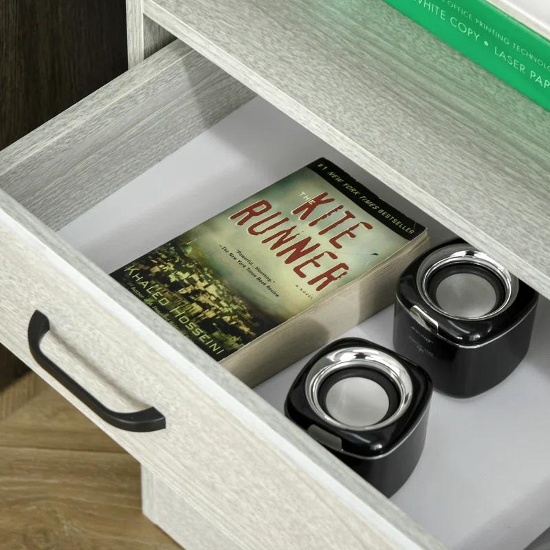 Vinsetto 33.5'' Wide 2 -Drawer File Cabinet