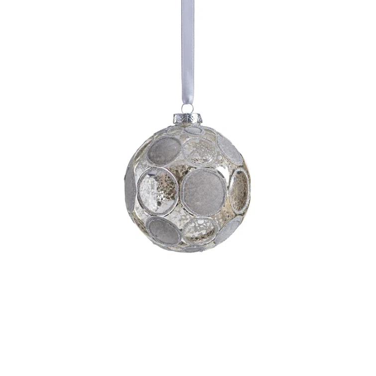 Rosdorf Park Serenity 6-Piece Set Matte Frosted Glass Ball Ornaments | Wayfair