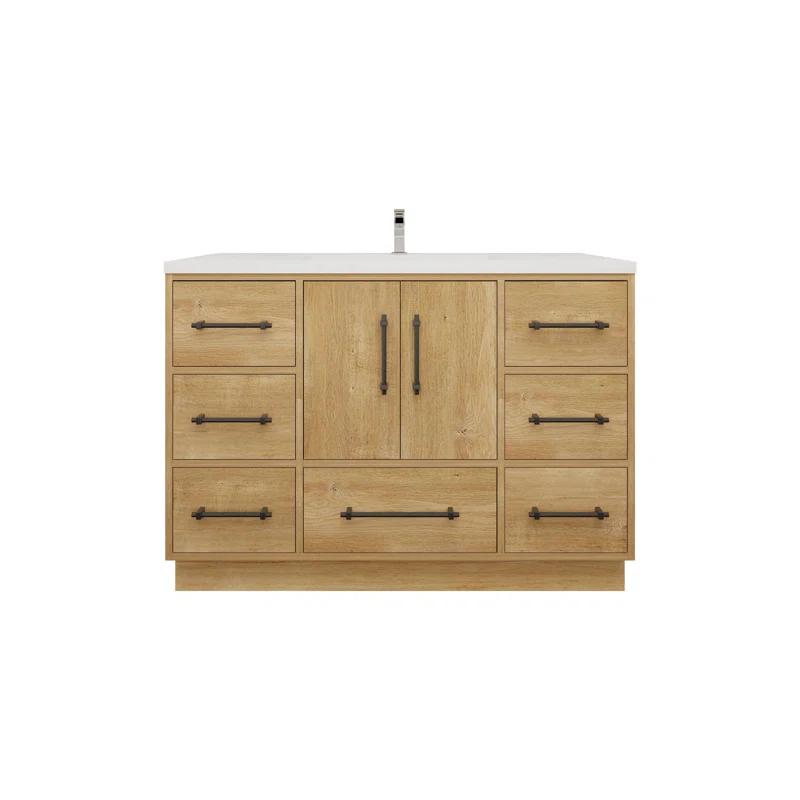 Victoria 47.2'' Single Bathroom Vanity with Acrylic Top