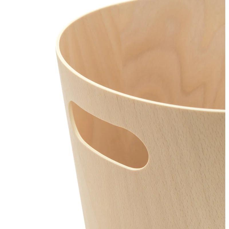 Umbra Woodrow Manufactured Wood Open Waste Basket - 2.25 Gallons