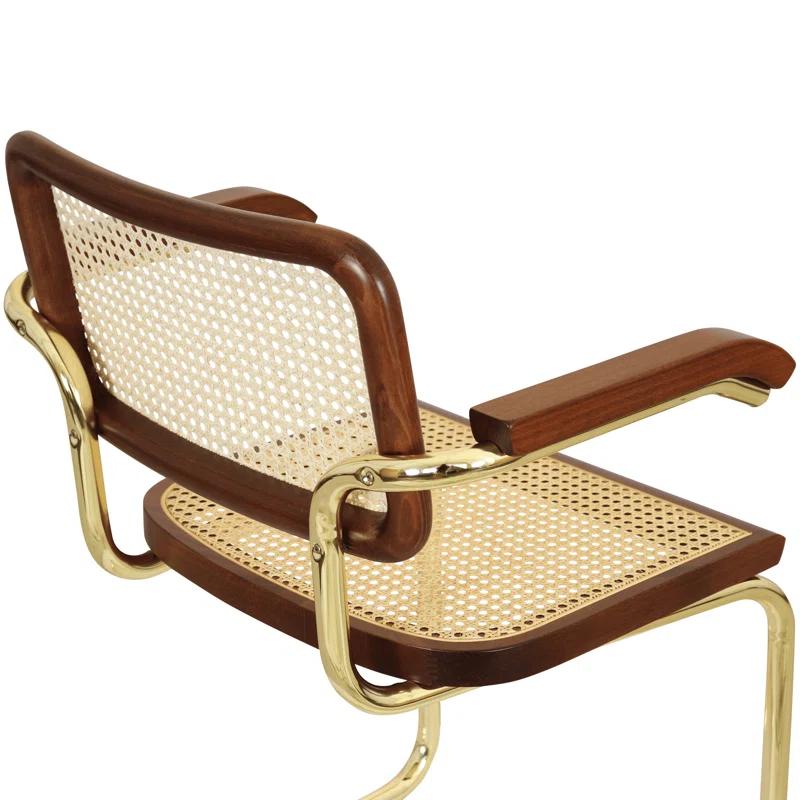 Breuer Chair Company Marcel Breuer Cesca Cane Cantilever Dining Armchair Arm Chair