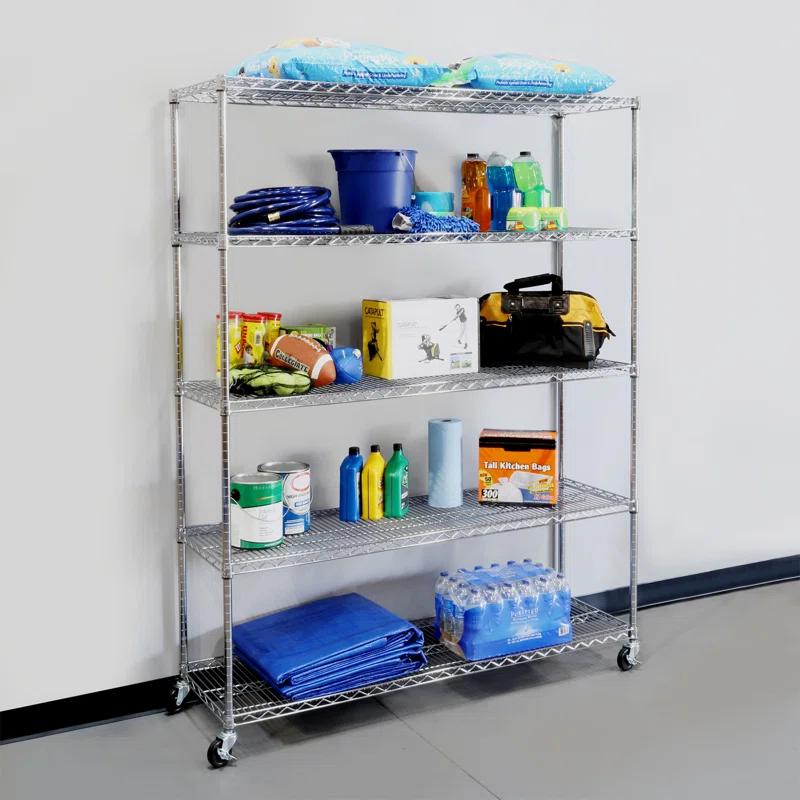 Wire Rolling Storage Cart